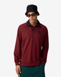 Strike Crest Full Sleeves Polo - Maroon