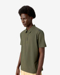 Pin High Placket Cut Polo - Green