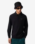 Strike Crest Full Sleeves Polo - Black