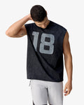 one8 Washed Tank Tee - Black