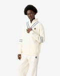 Cricket Ribbed Collar Sweatshirt - White