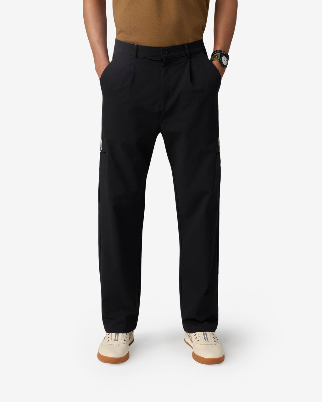 Woven Cargos Black Beauty