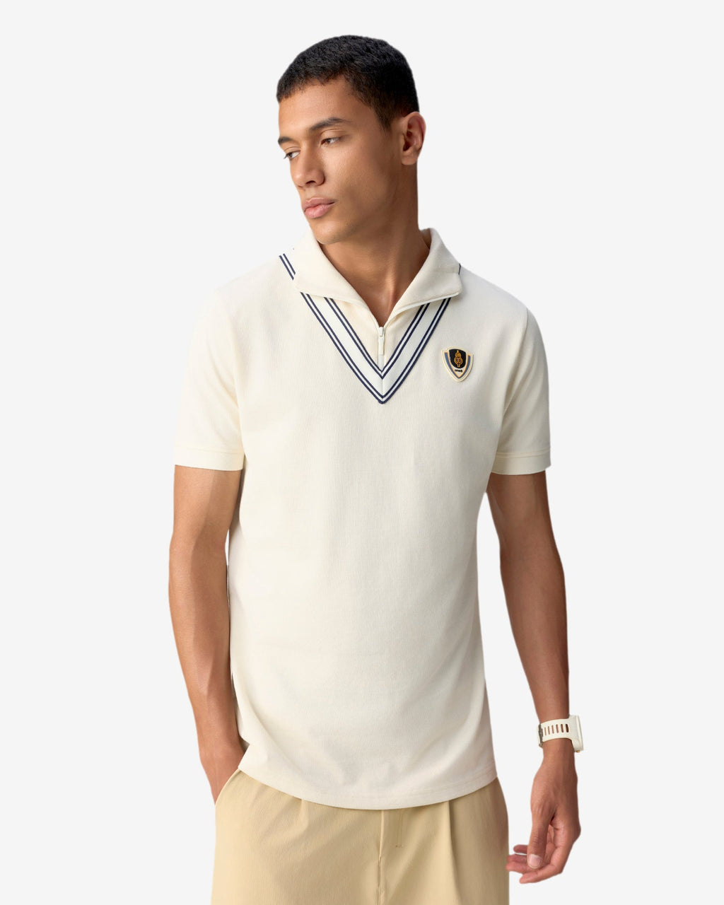 Cricket Club Polo - White