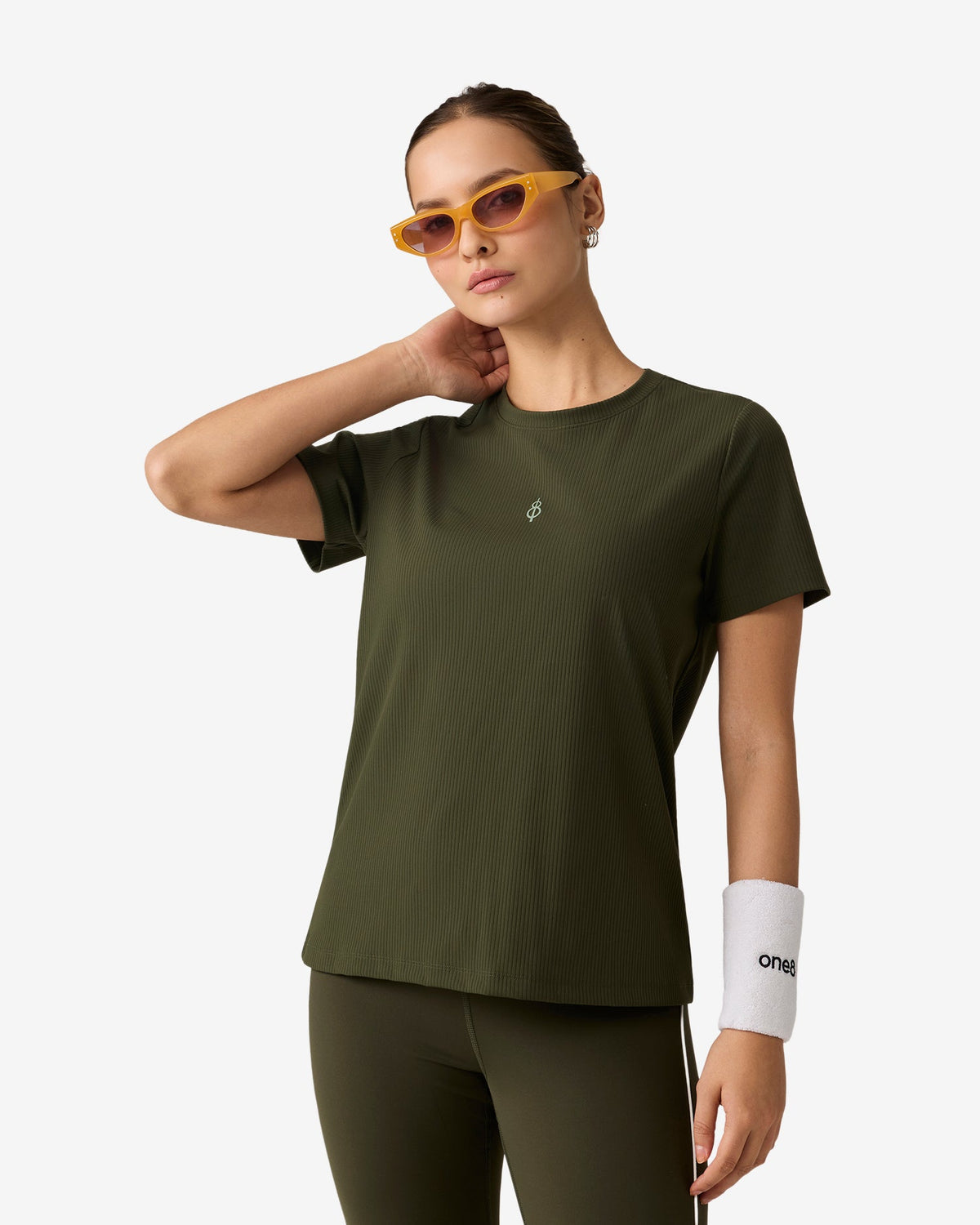 Essentials Ribbed Tee - Green