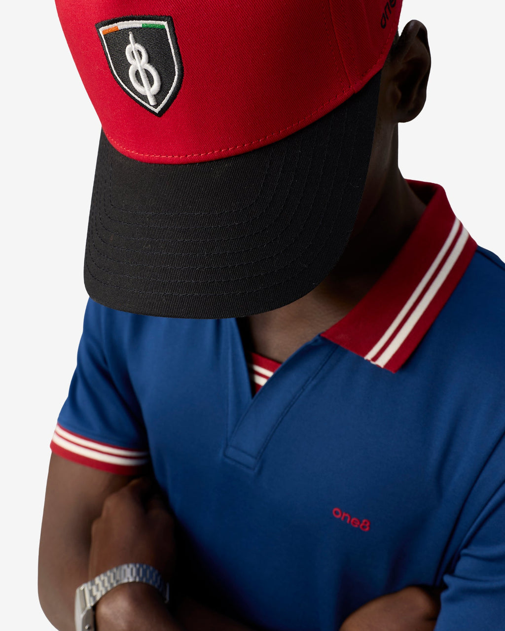 Jonny Collar Polo - Blue