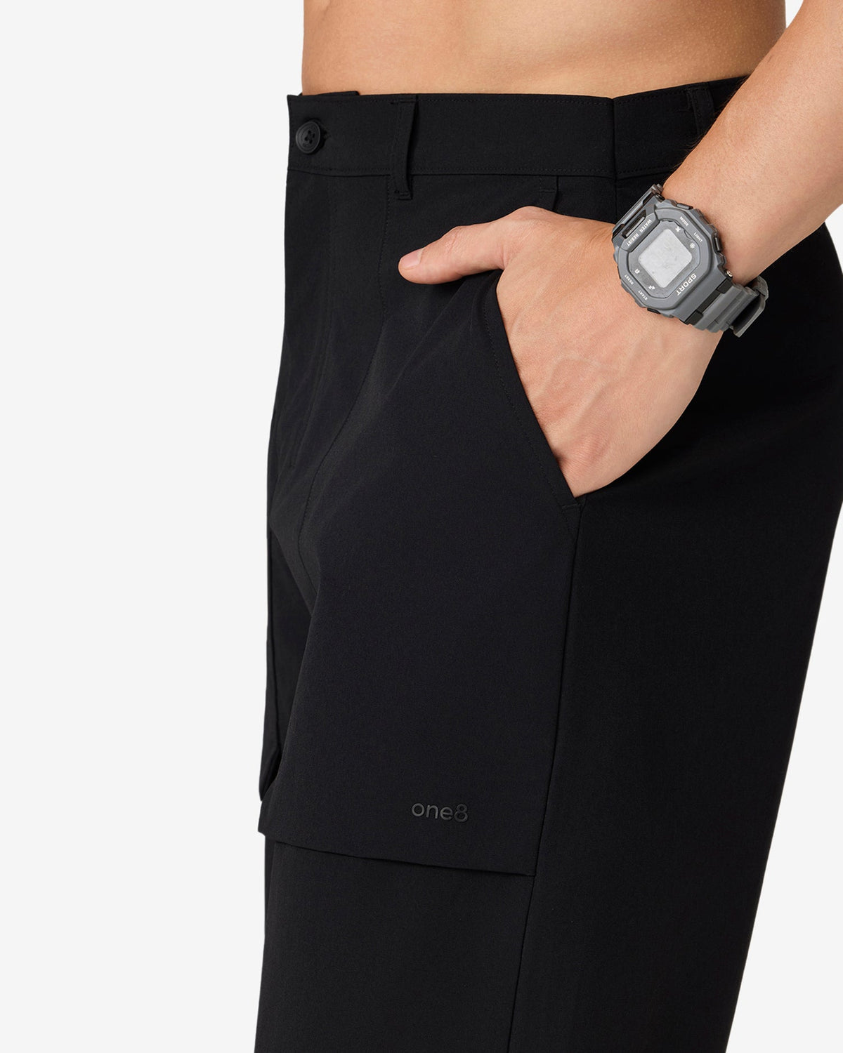 Pin High Pants Black Beauty