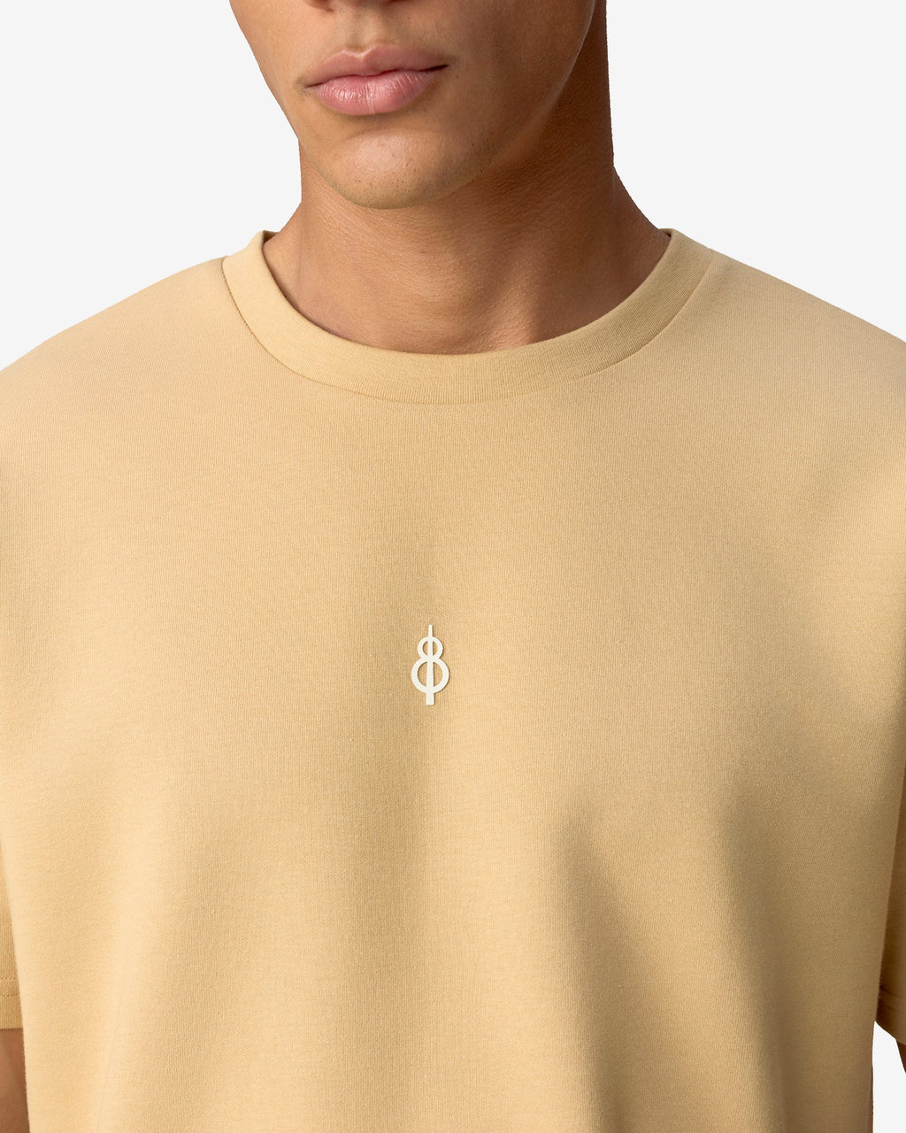 Boom Logo Relaxed T-Shirt - Beige
