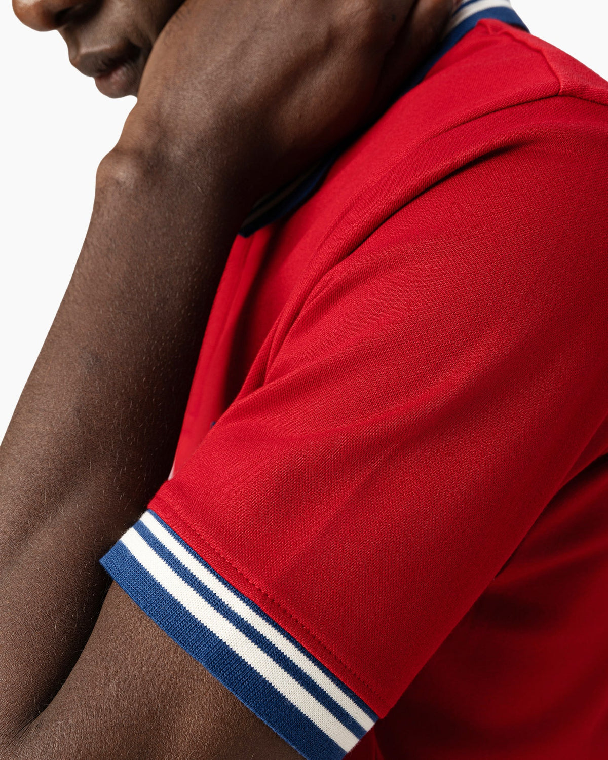 Jonny Collar Polo - Red