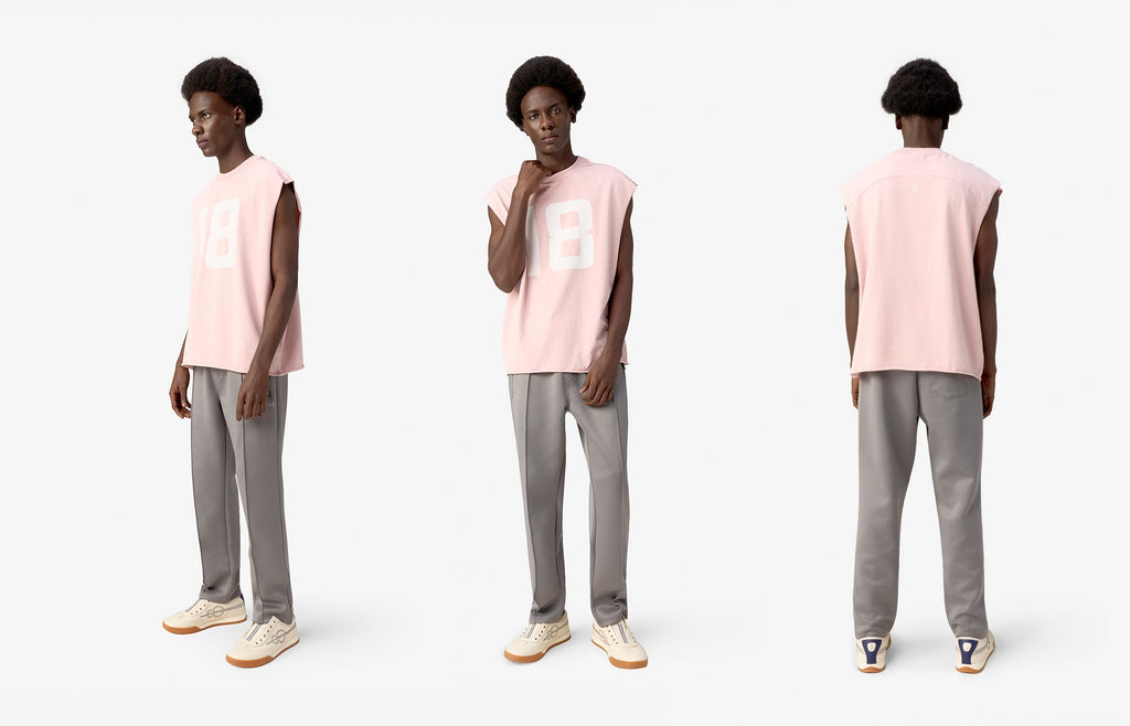 one8 Washed Tank Tee - Pink