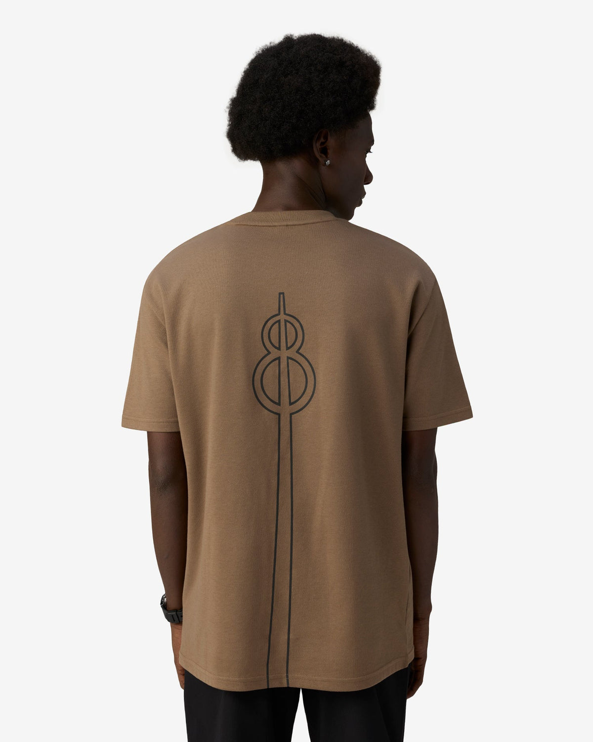 Sonic Boom Reflective T-Shirt - Brown