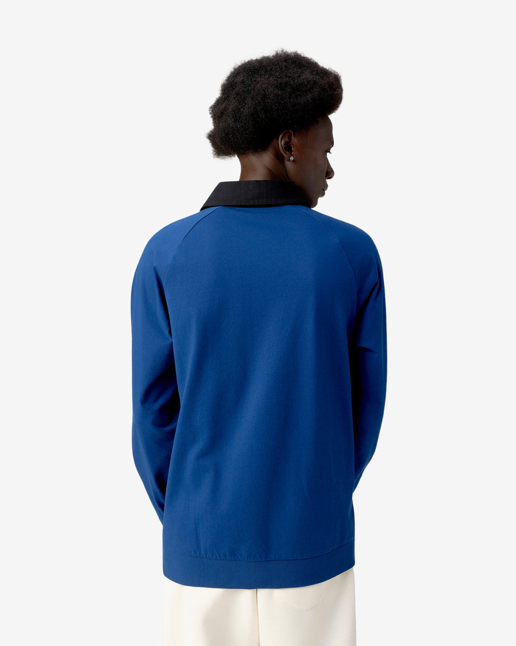 Strike Crest Full Sleeves Polo - Blue