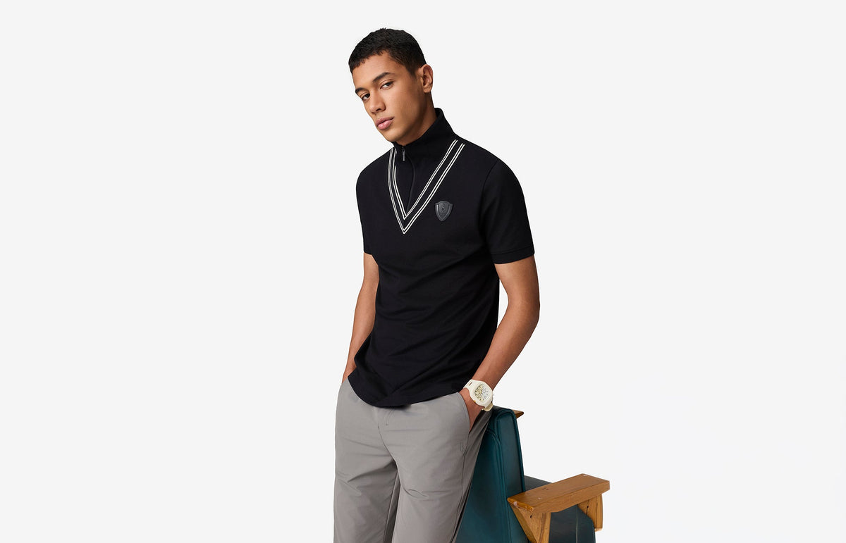 Cricket Club Polo - Black