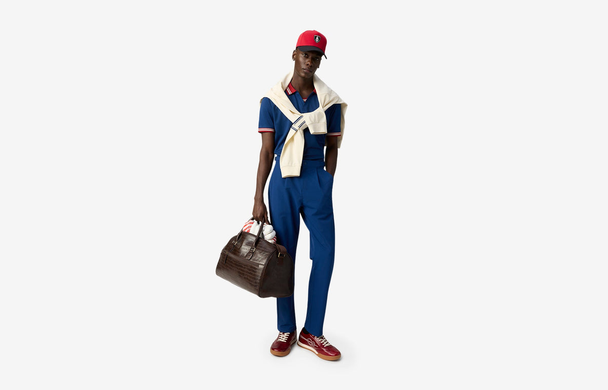 Vintage Buckle Pants - Blue