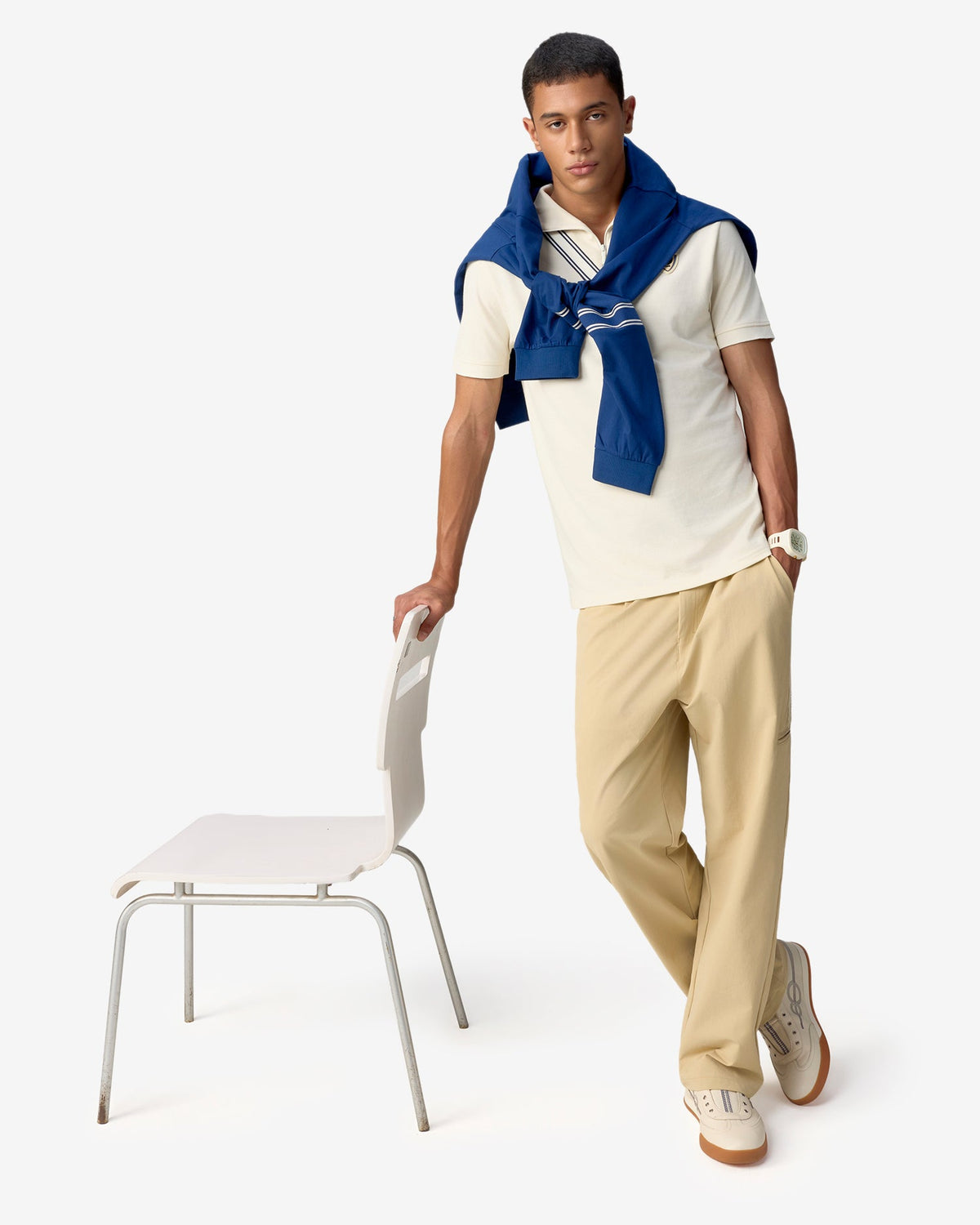 Cricket Club Polo - White
