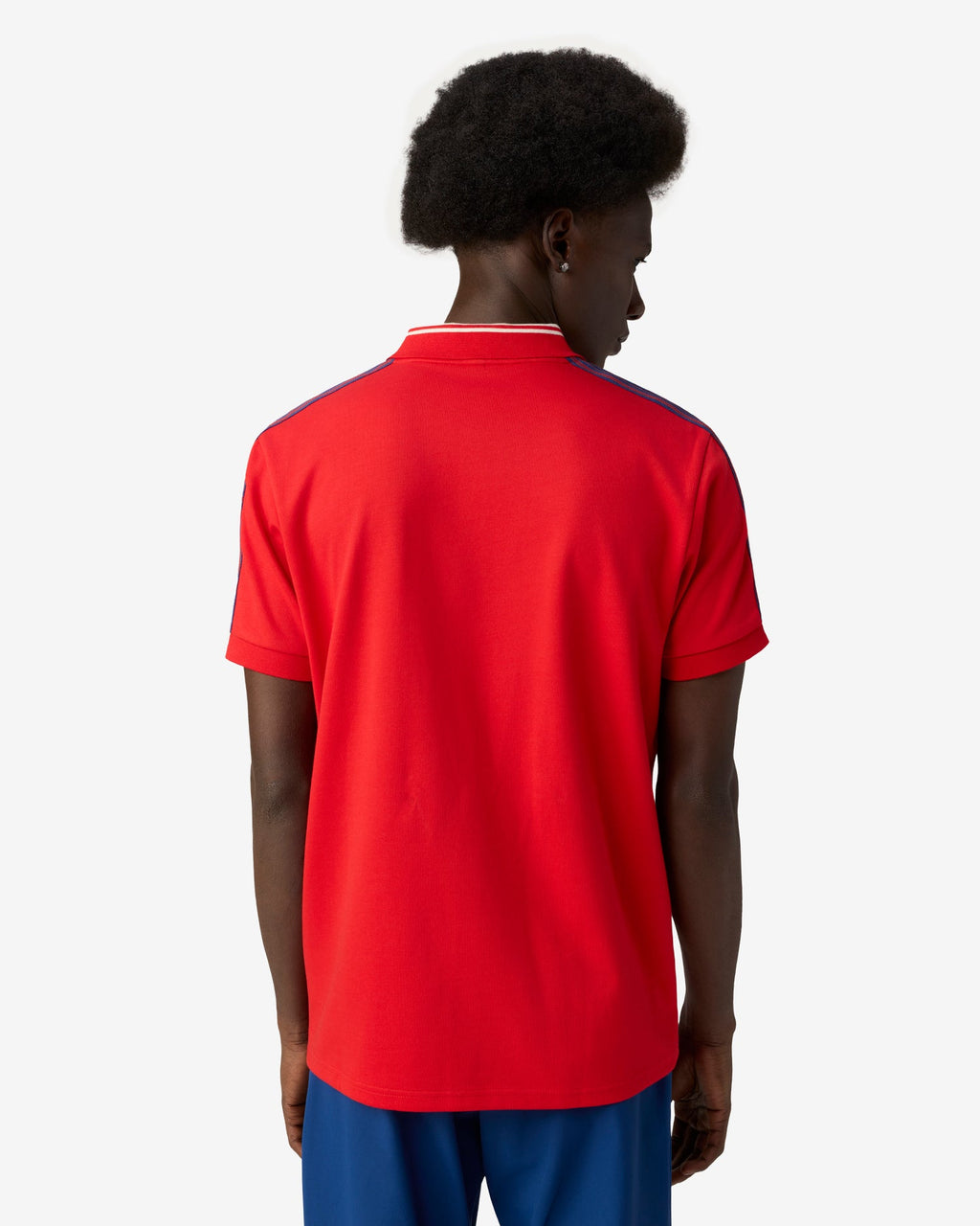 Seam Stitch Polo - Red