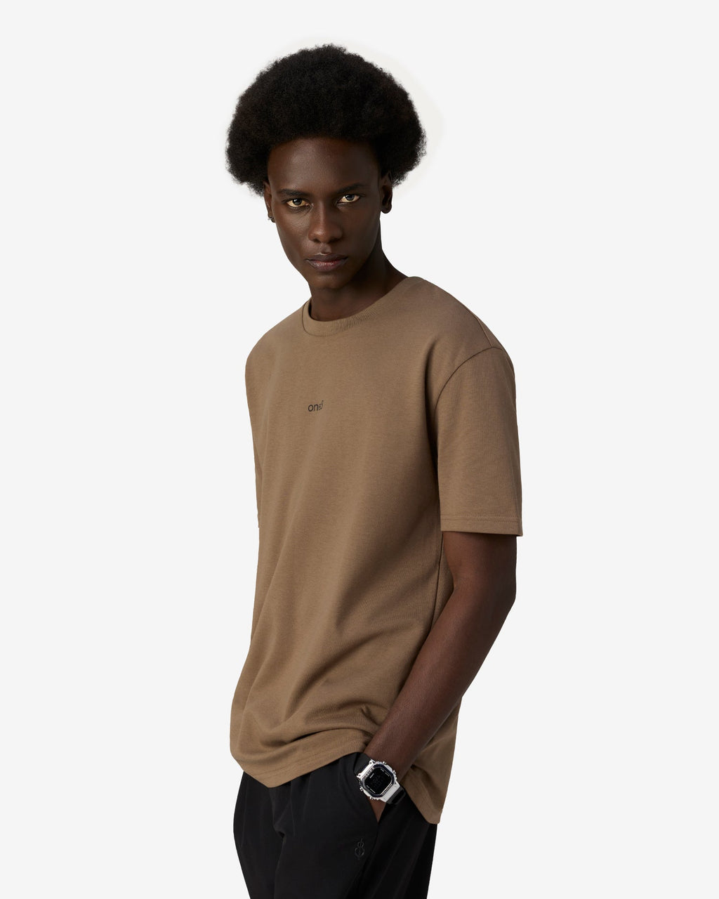 Sonic Boom Reflective T-Shirt - Brown