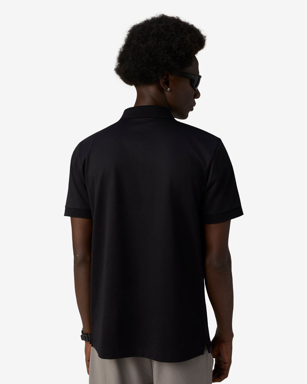 Bonded Pocket Polo - Black