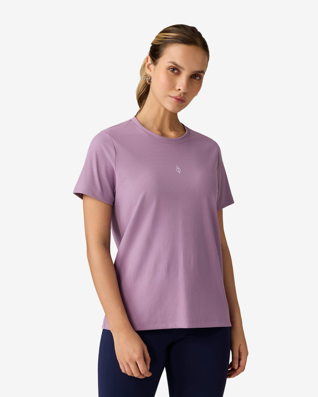 Essentials Ribbed Tee - Pink