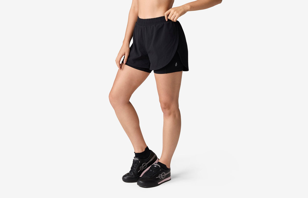 Swift 2-in-1 Woven Shorts Black Beauty