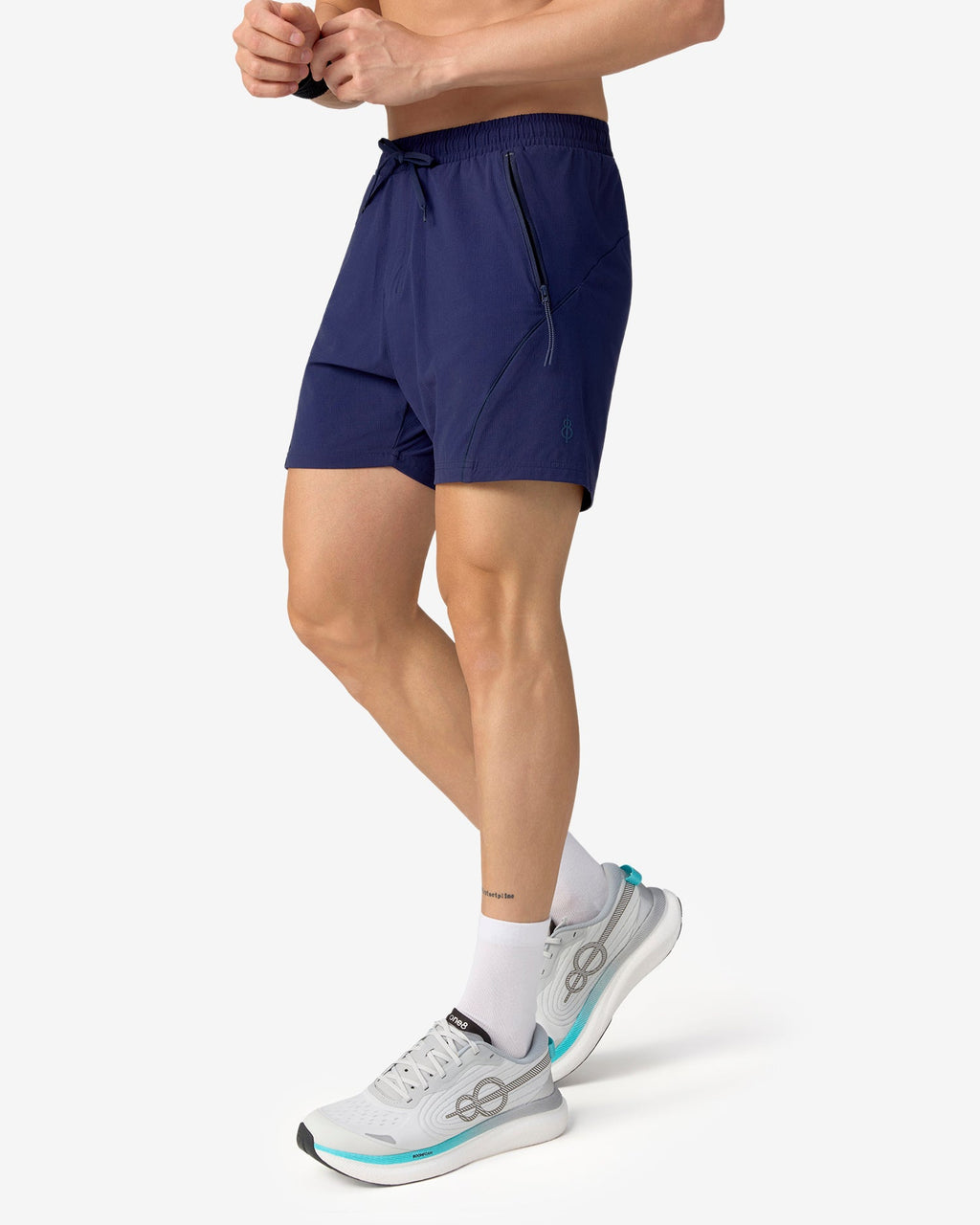 Sonic Curve Woven Shorts - Dark Blue