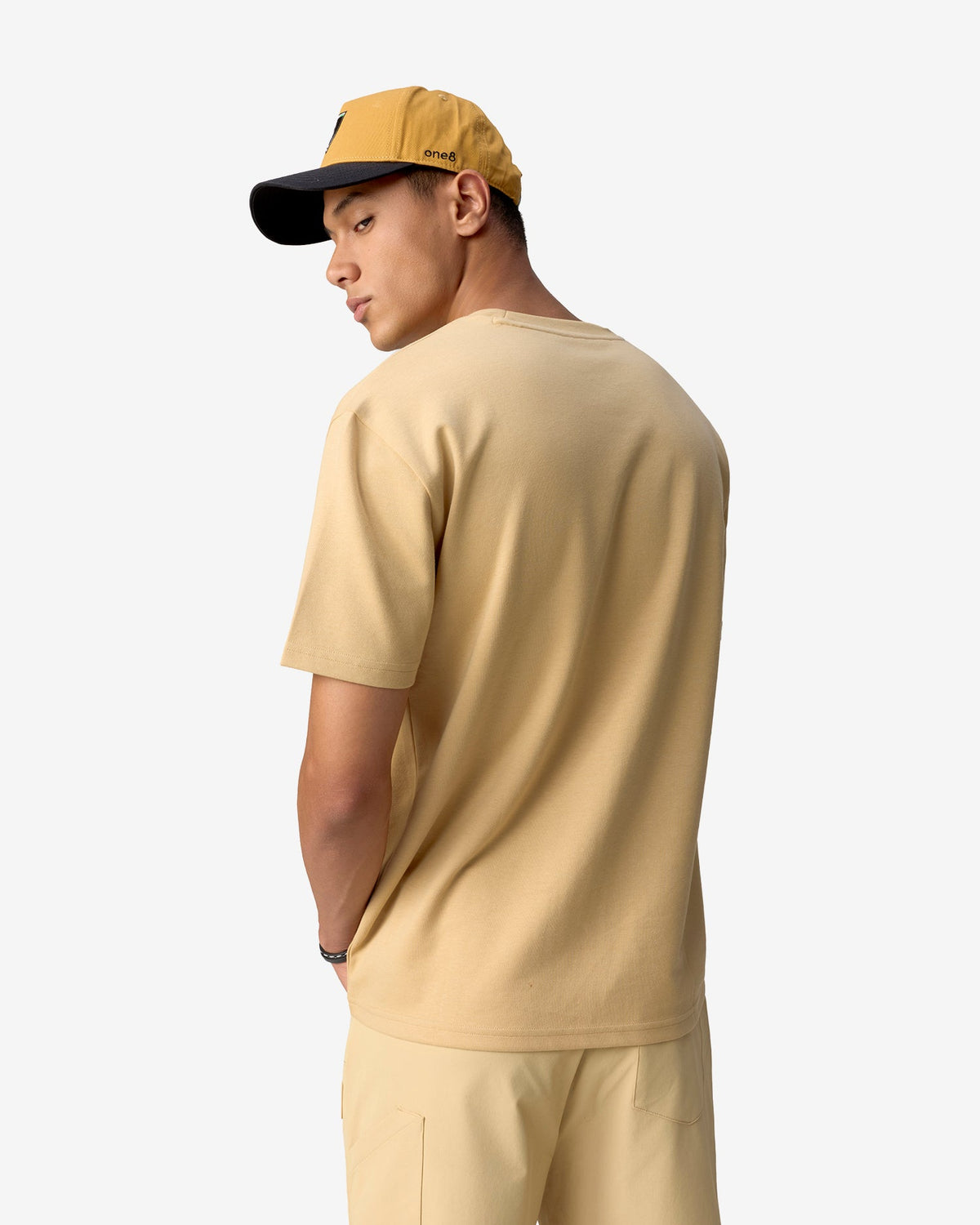 Boom Logo Relaxed T-Shirt - Beige