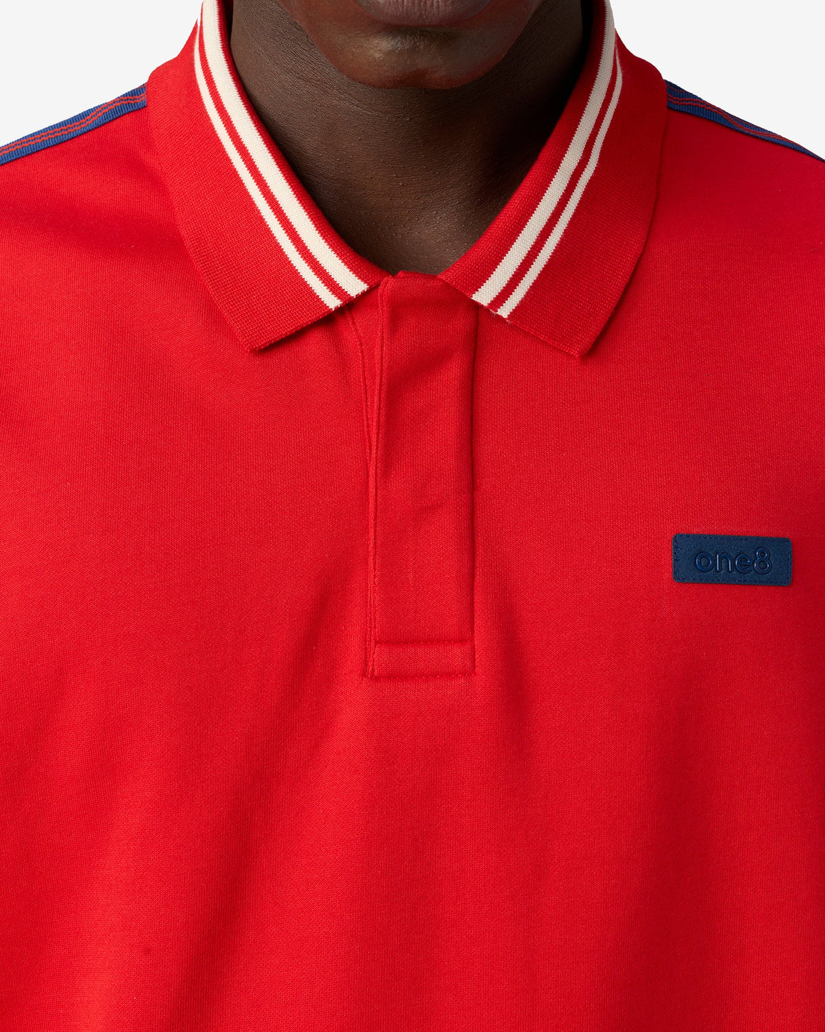 Seam Stitch Polo - Red