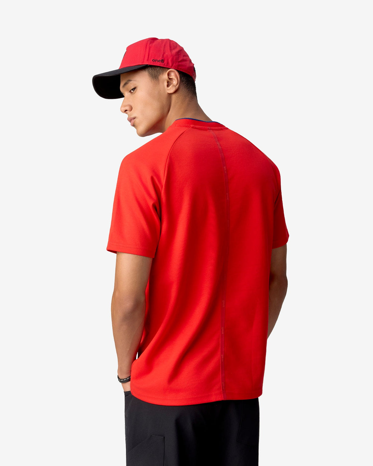 Reset Raglan Tee - Red
