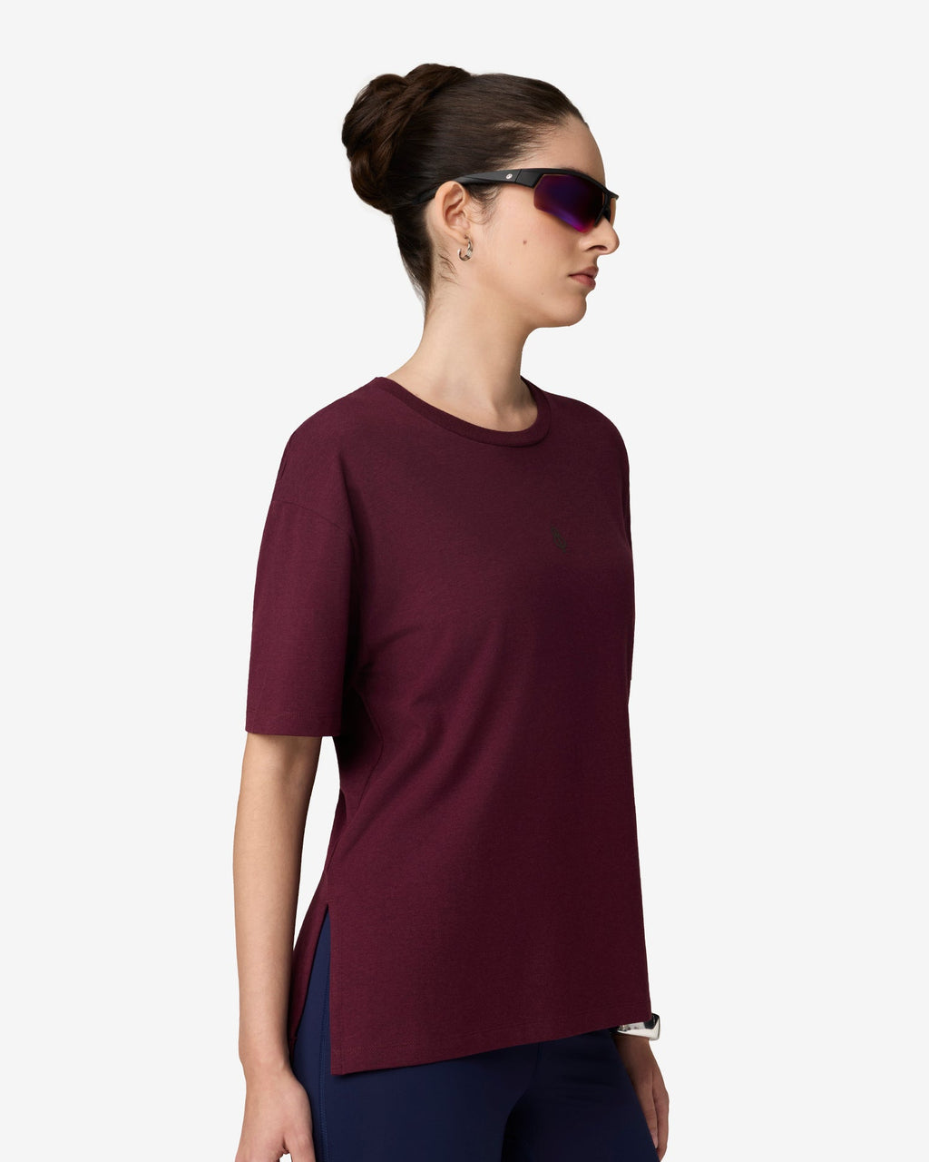 Essentials Bamboo Tee - Maroon