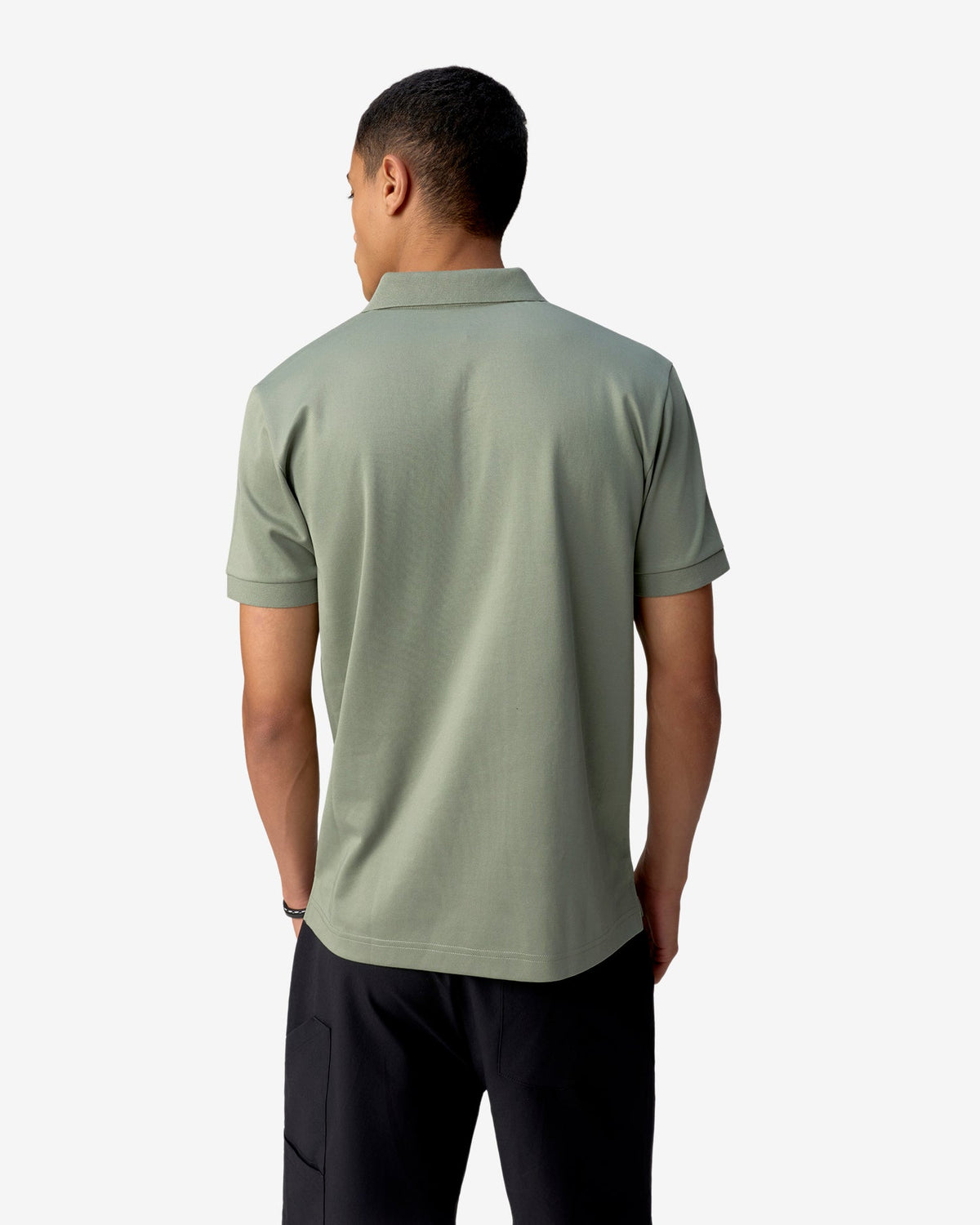 Bonded Pocket Polo - Green