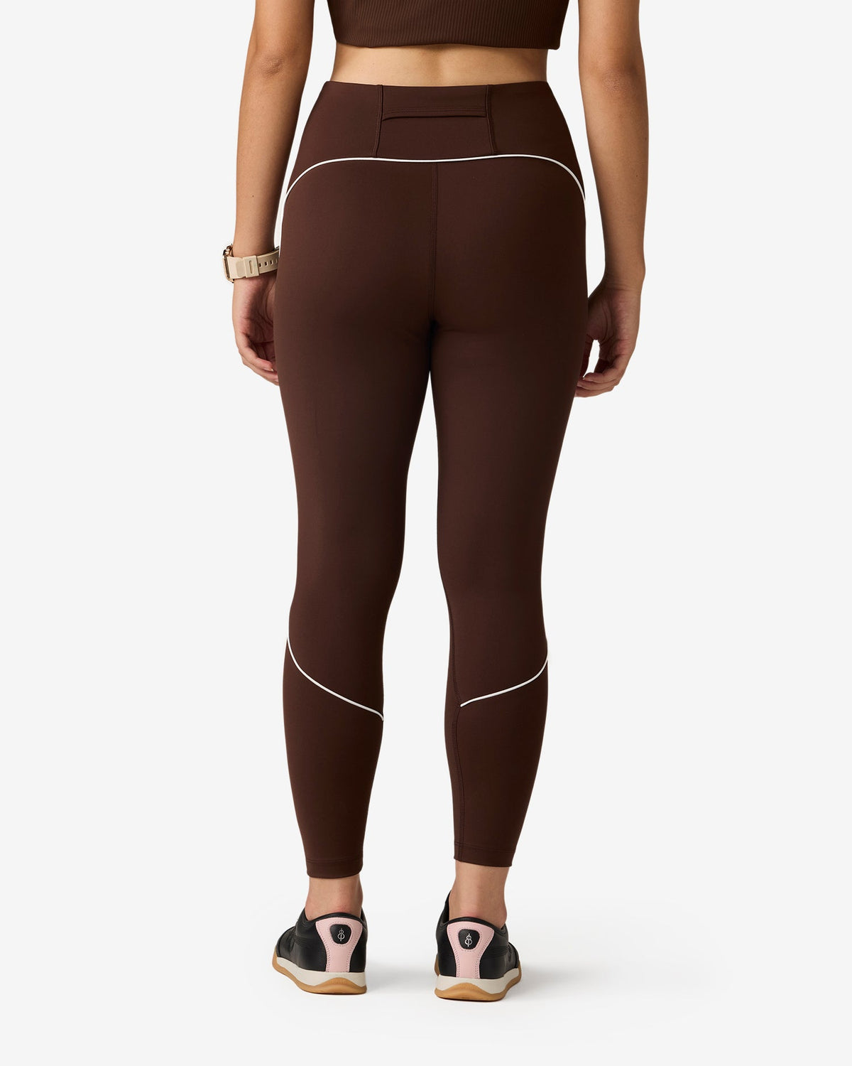 Sonic Curve Leggings - Brown