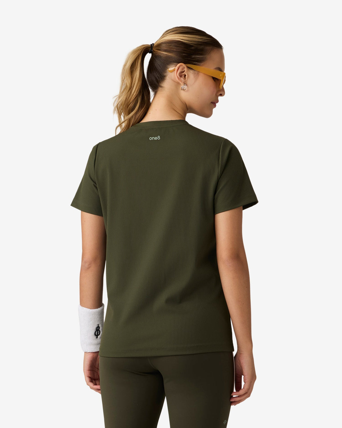 Essentials Ribbed Tee - Green
