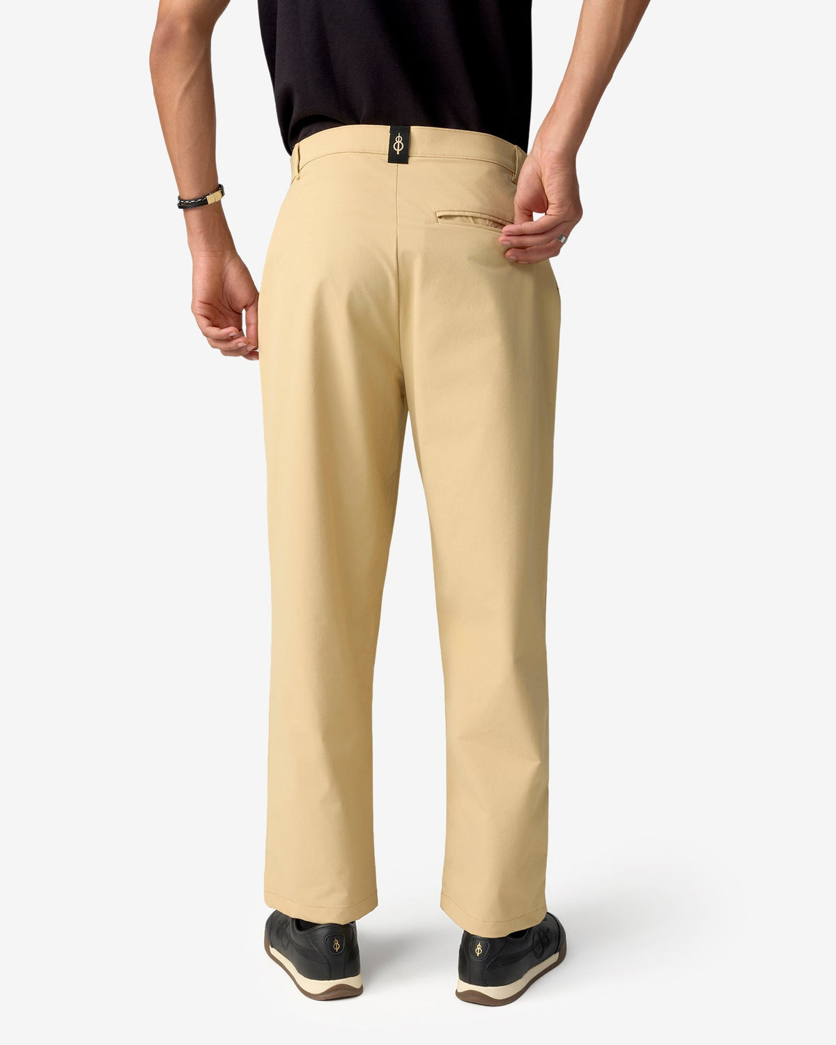 Pin High Pants - Beige