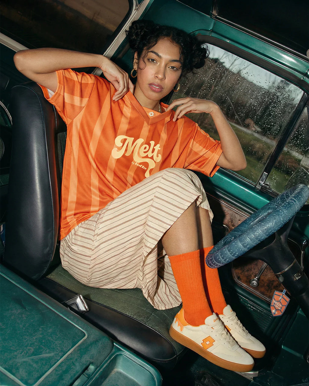 Melt Baseball Jersey - Hot Sauce