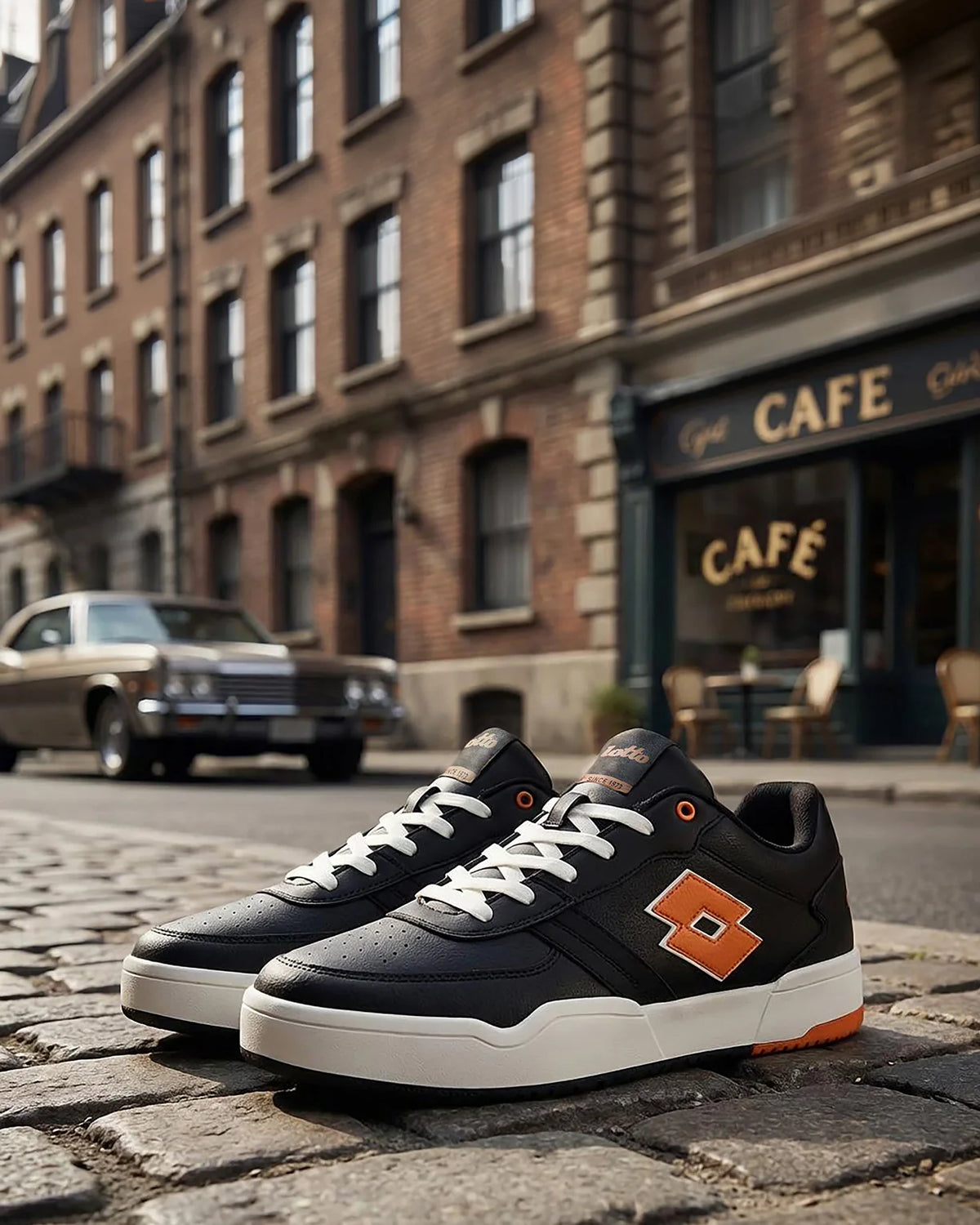 Hoop Star Citta - Black Beauty-Burnt Orange