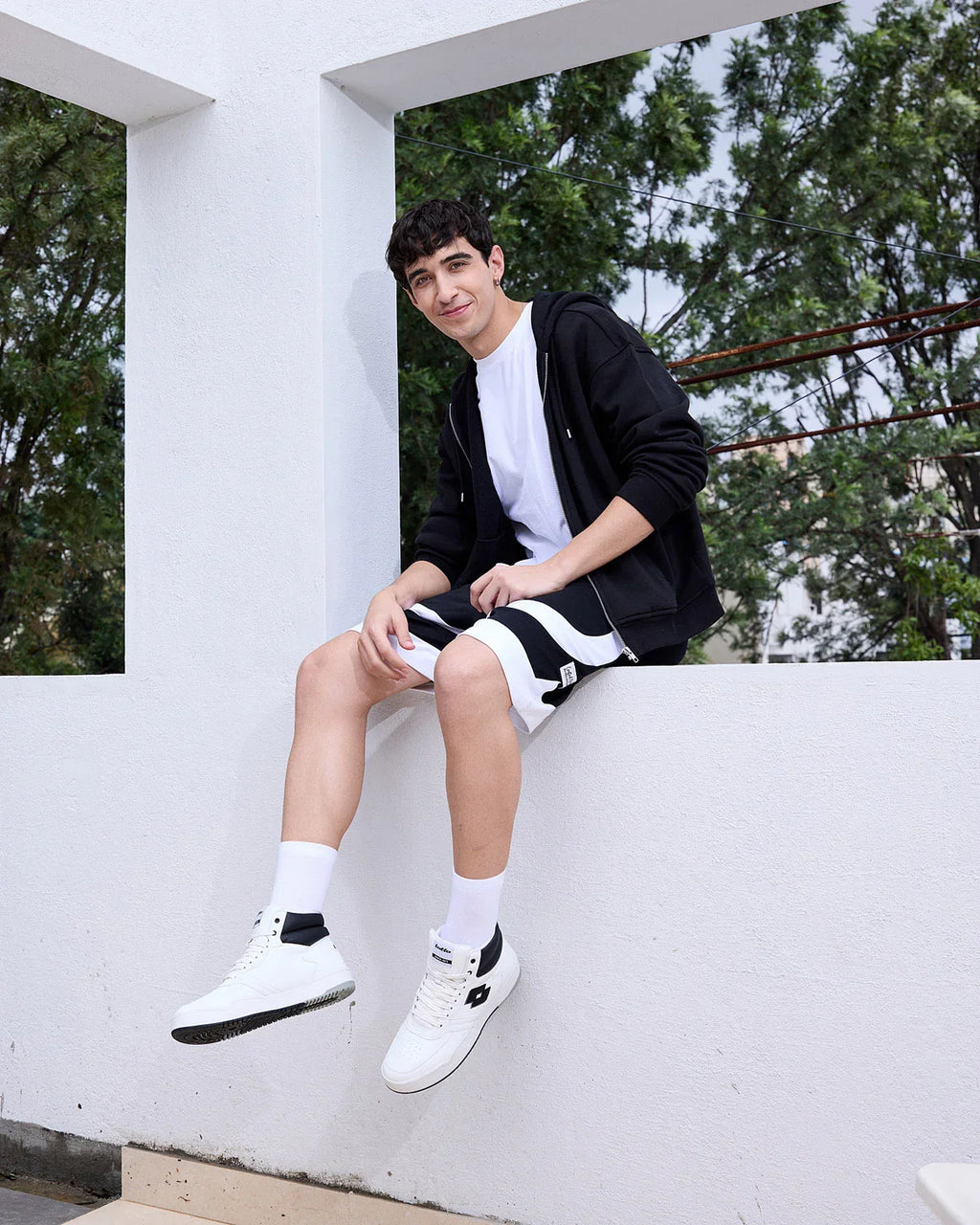 Hoop Star Citta High - Star White-Black Beauty