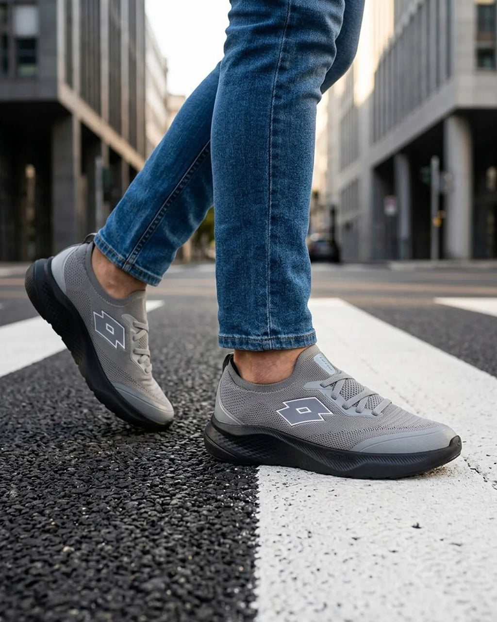 Oxyrun Slip On - Sharkskin-Black Beauty