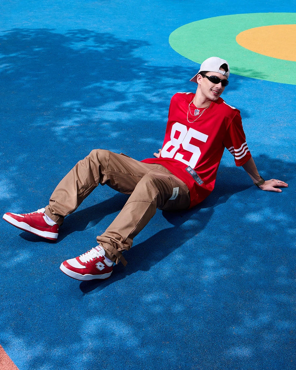 Hoop Star Urbano - Pompeian Red-Star White