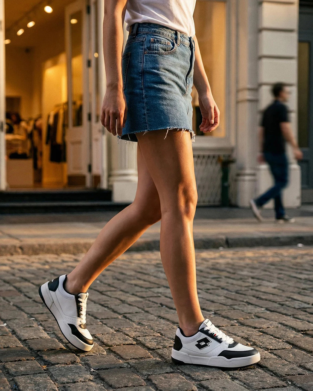 Hoop Star Urbano - Star White-Black Beauty