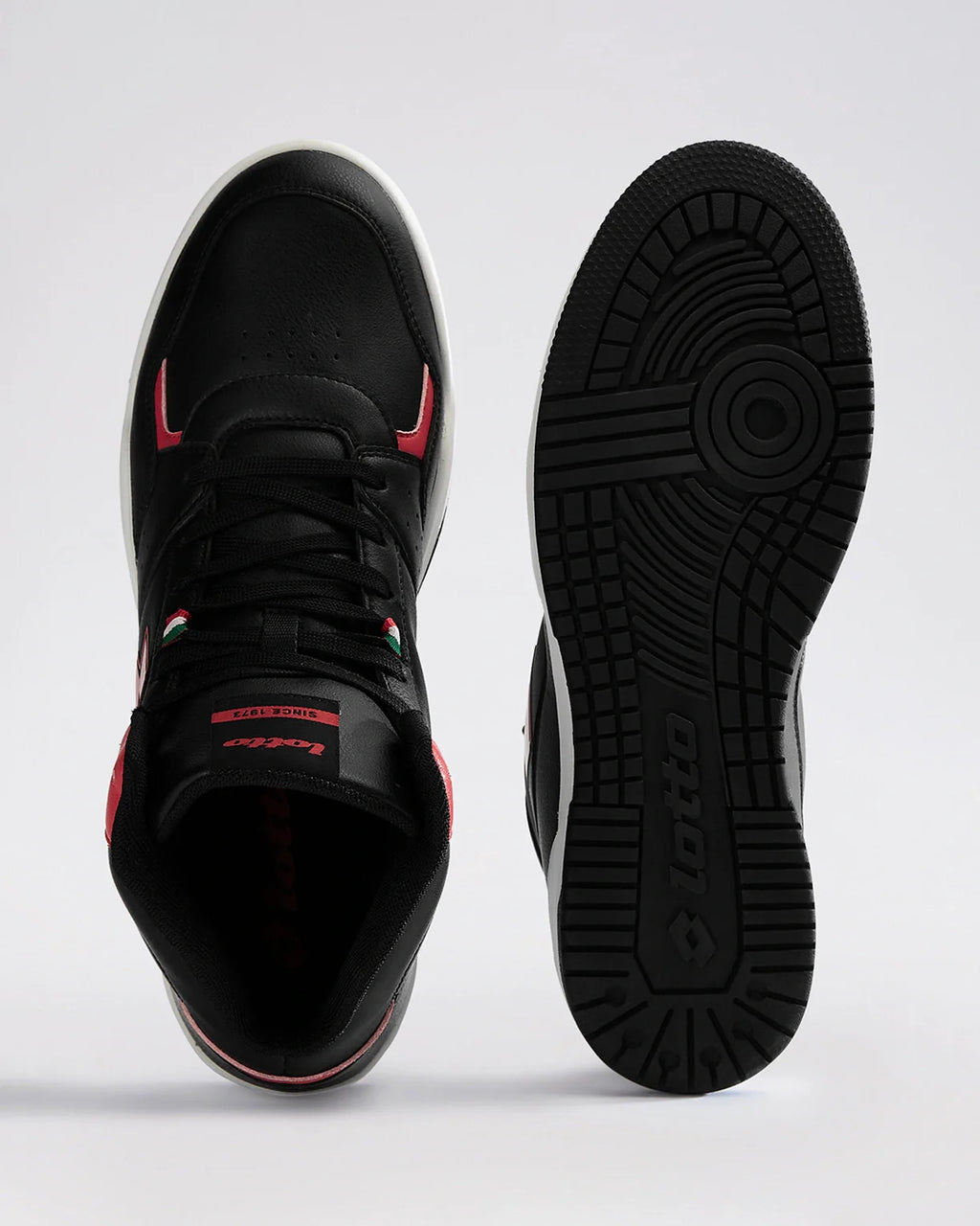 Hoop Star Urbano High - Black Beauty-Rococco Red