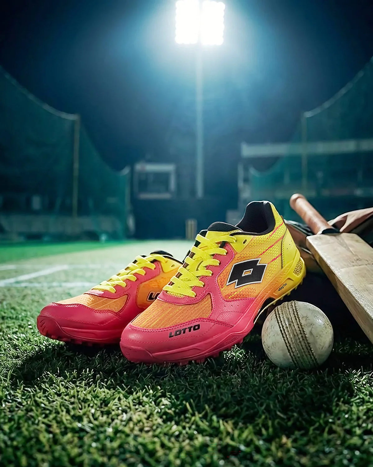 Blaze Hit Fire Dragon: Cricket Trainer - Red-Yellow