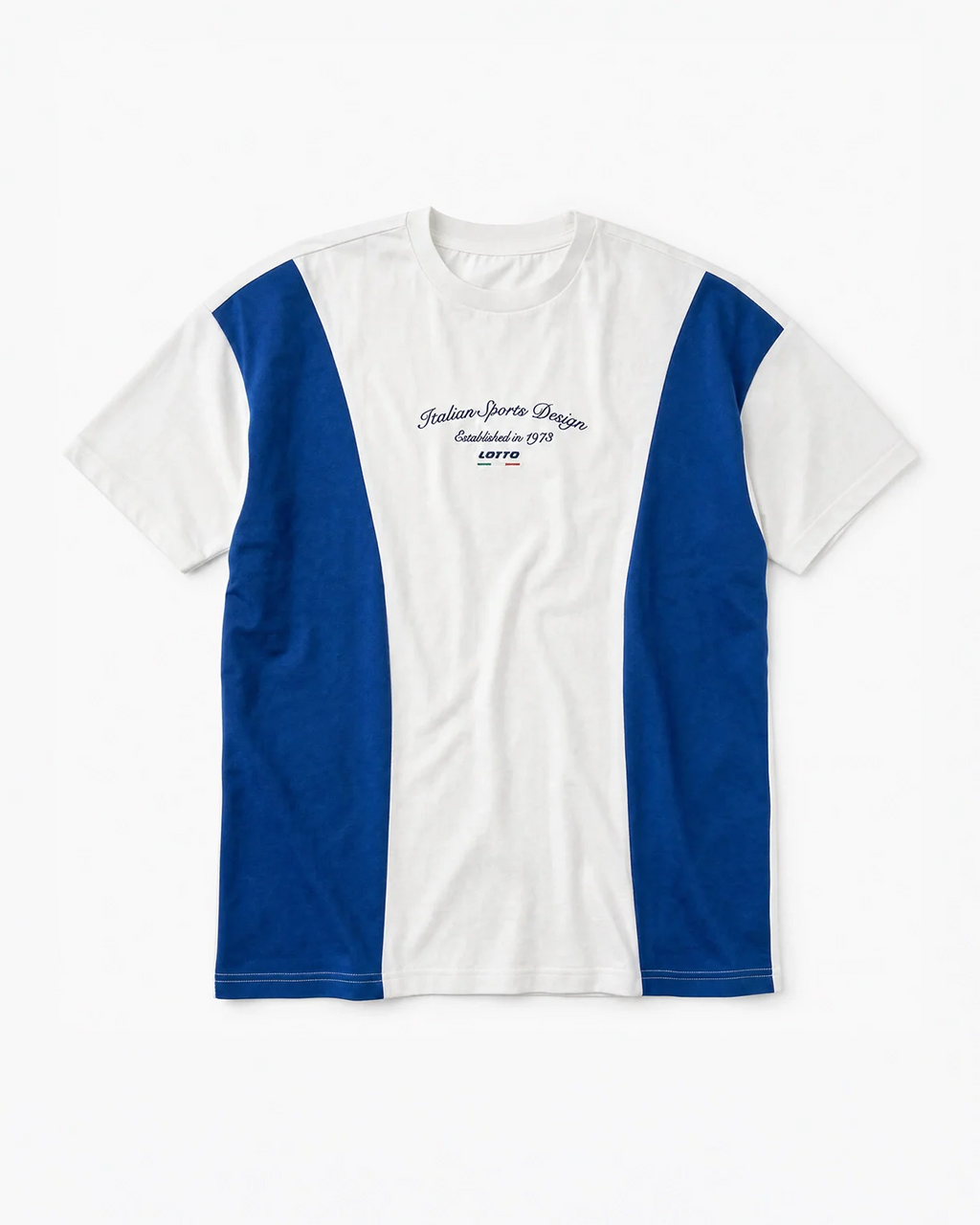 Colourblock Tee - Bright White