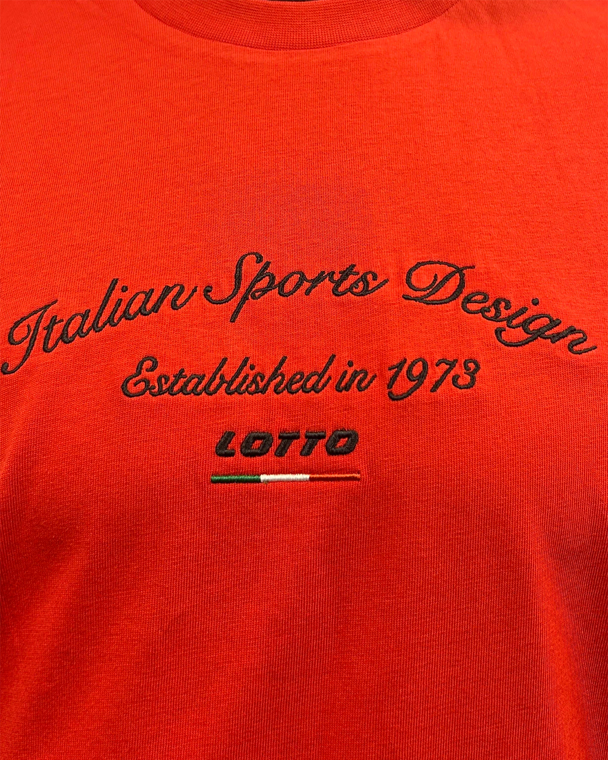 League Colourblock Tee - Molten Lava
