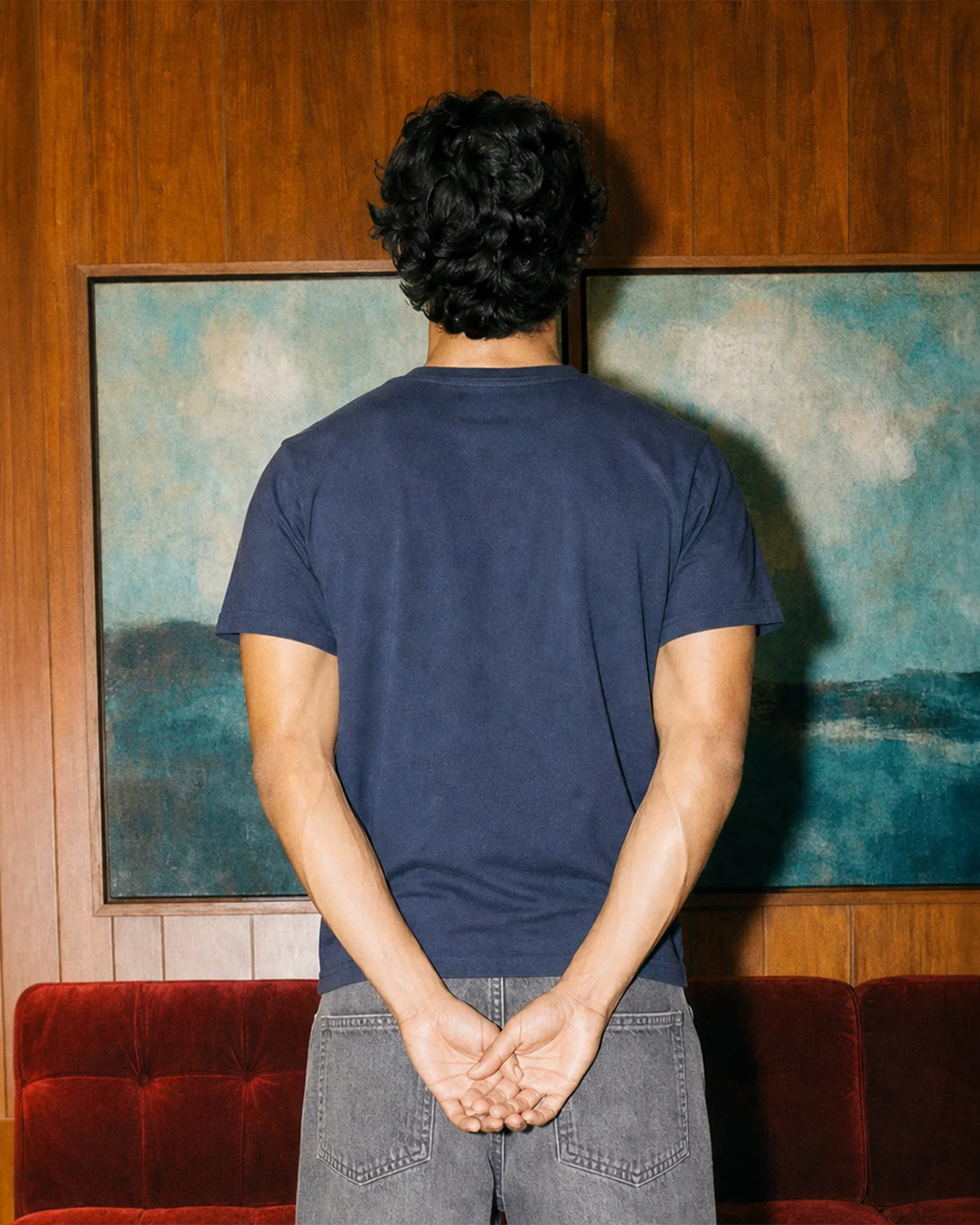 Essential Tee - Navy Blue