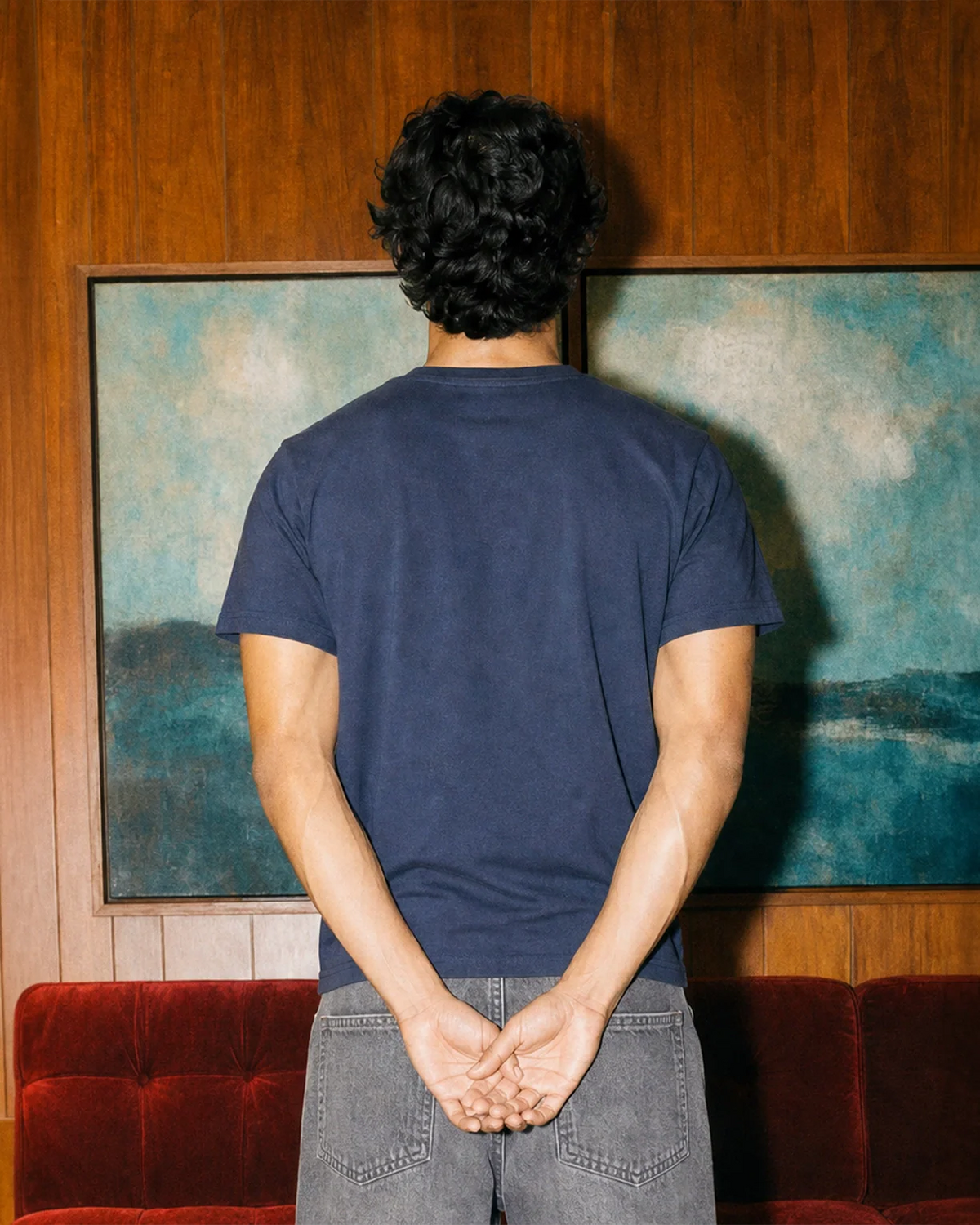 Essential Tee - Navy Blue