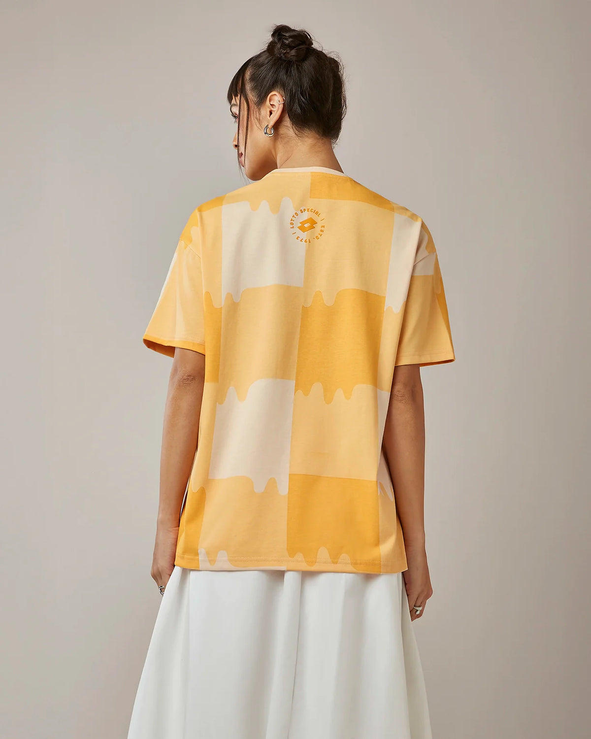 Melt Gingham Tee - Hot Sauce