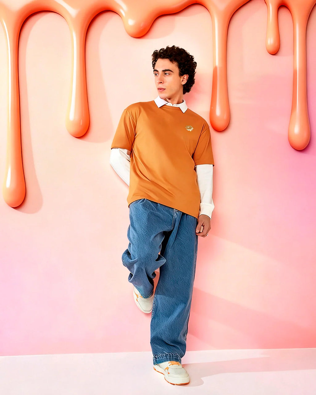 Melt Crew Tee -  Hot Sauce