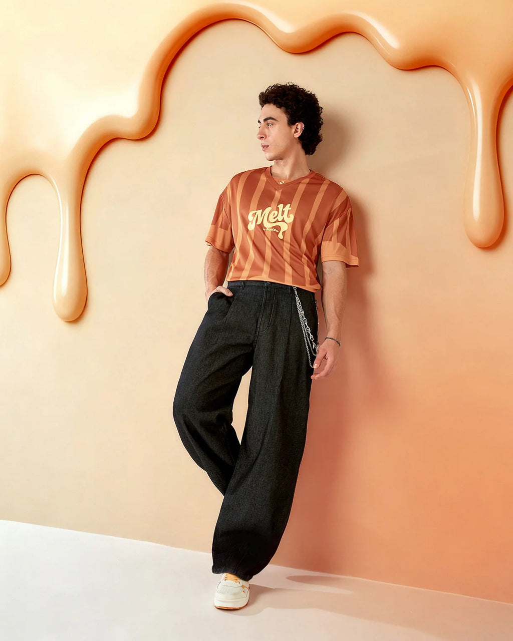 Melt Baseball Jersey - Hot Sauce