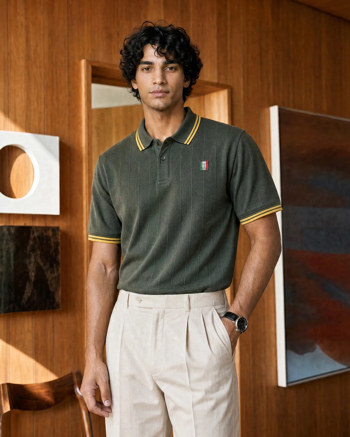 Lotto Courtline Italian Polo - Jungle Green