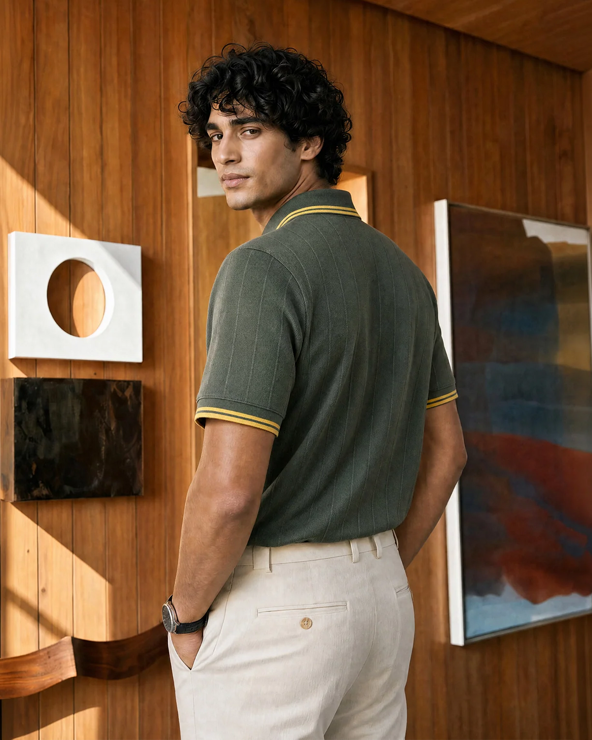 Lotto Courtline Italian Polo - Jungle Green