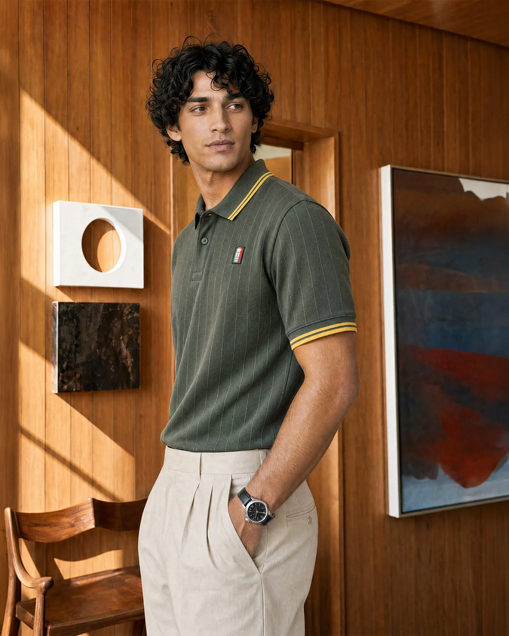 Lotto Courtline Italian Polo - Jungle Green